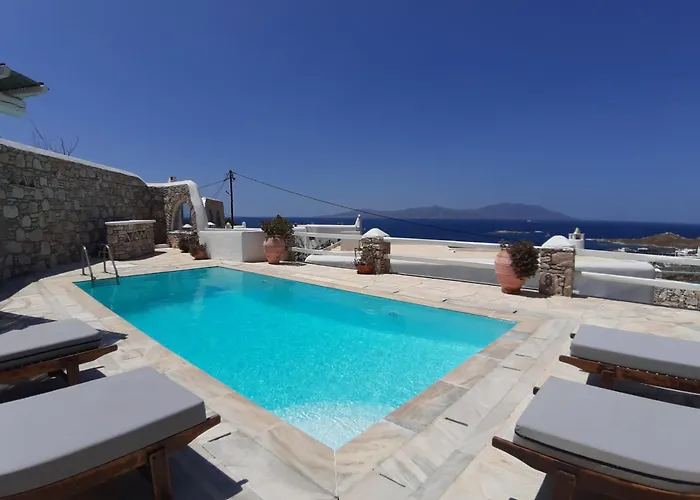 Cavo Apollon Sunset Pool 别墅 *